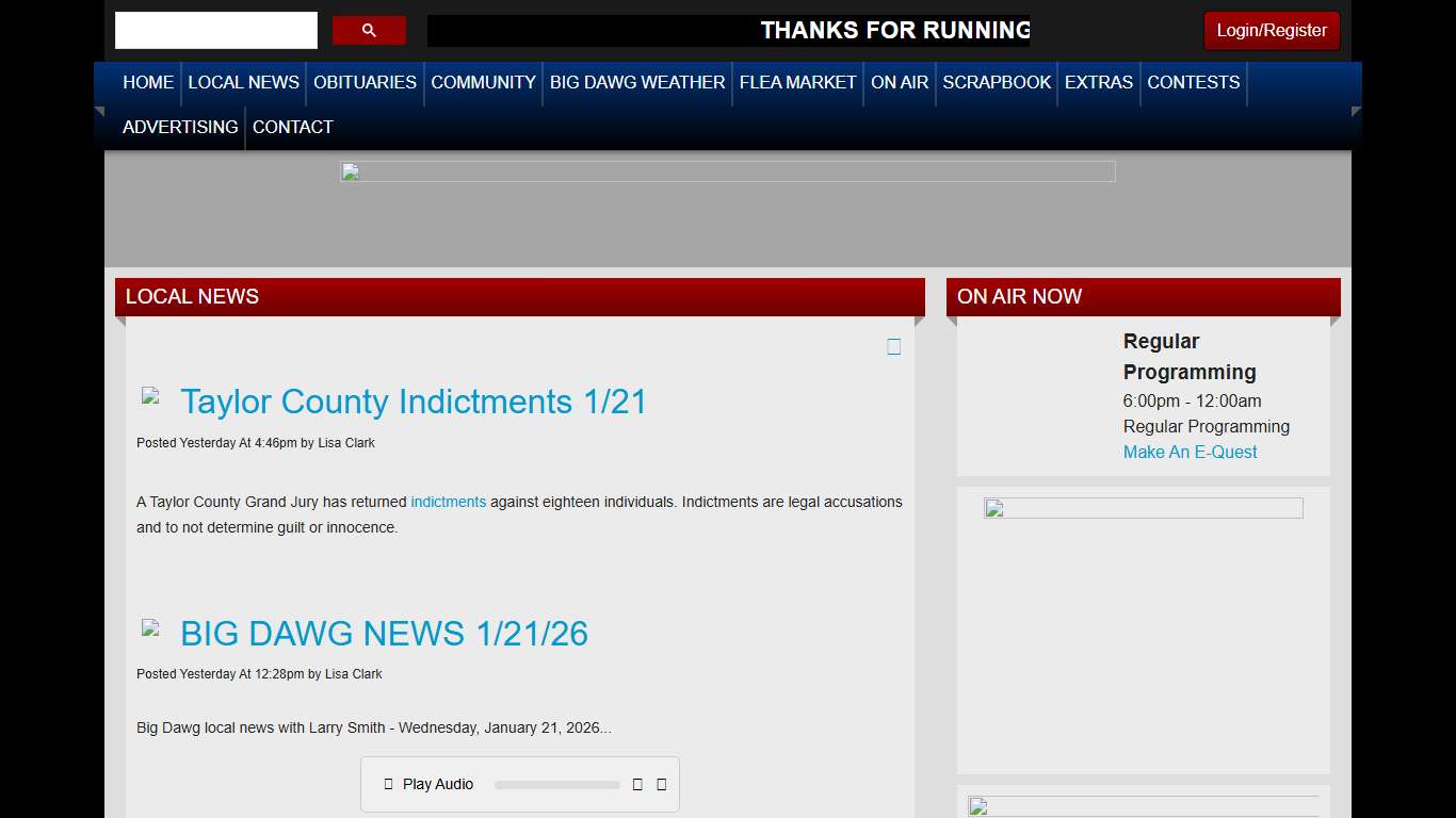 LOCAL NEWS - WVLC-99.9 FM